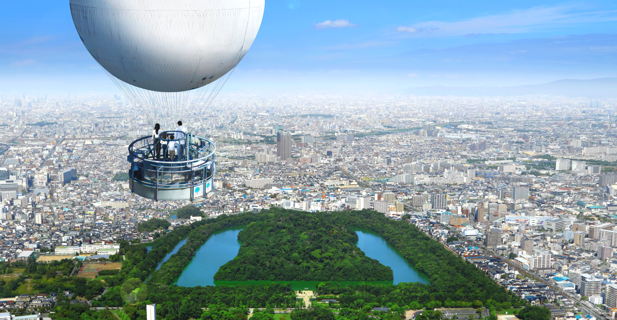 気球フライトの様子